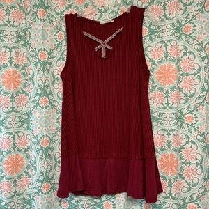 Women’s Rolla Costa Red Tank Top, Small